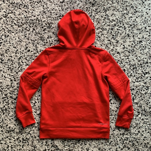 Nike Baseball Anaheim Angels Spellout Graphic Therma-Fit Hoodie Red Youth Small - Picture 15 of 15